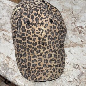 Art Class Leopard Print Hat - Brown and Black